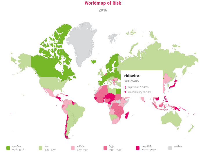 World-Risk-Map-Philippines-2016