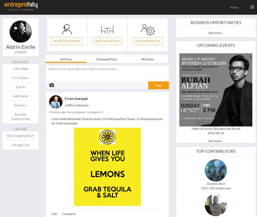 Entreprenity vOffice