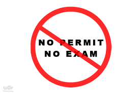 no permit no exam
