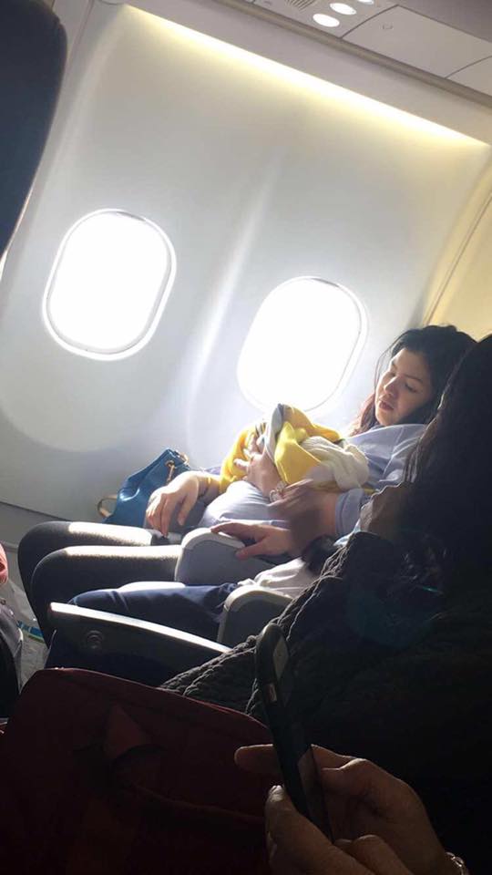 passenger gives birth cebu pac