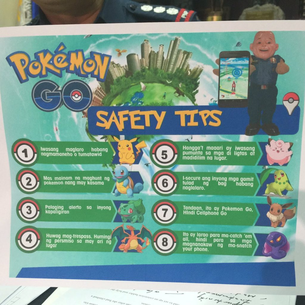 pokemon go safety