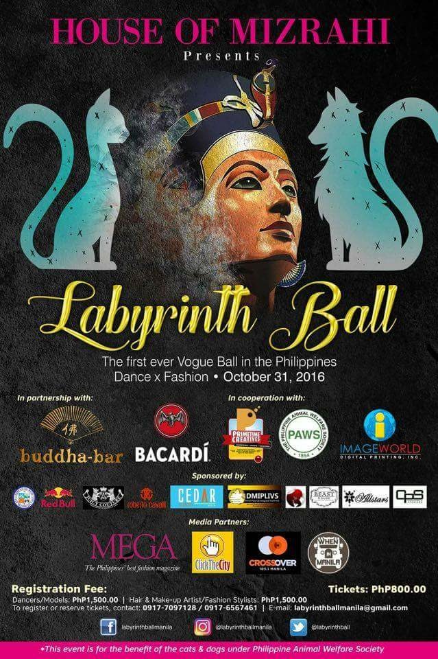 LABYRINTH BALL MANILA 2016: A Vogue Ball by House of Mizrahi 1 labyrinth-ball-poster