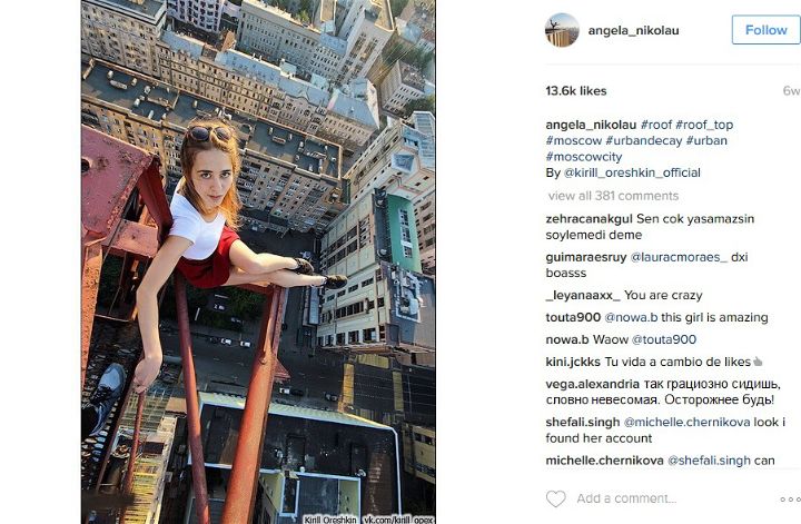 Russian Photographer Ups the Instagram Game with Death-Defying Selfies