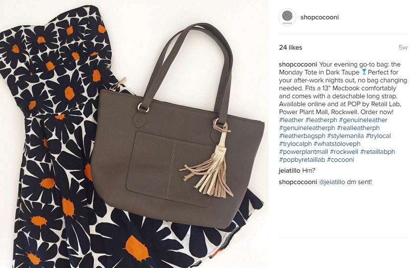 Instagram bag shop philippines discount
