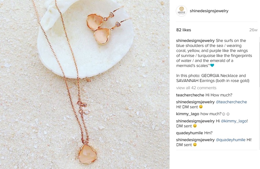 Bling It: Instagram Shops for Accessories