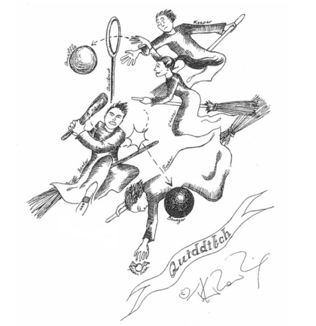 J.K. Rowling Also Draws, Shares Her Own Harry Potter Sketches