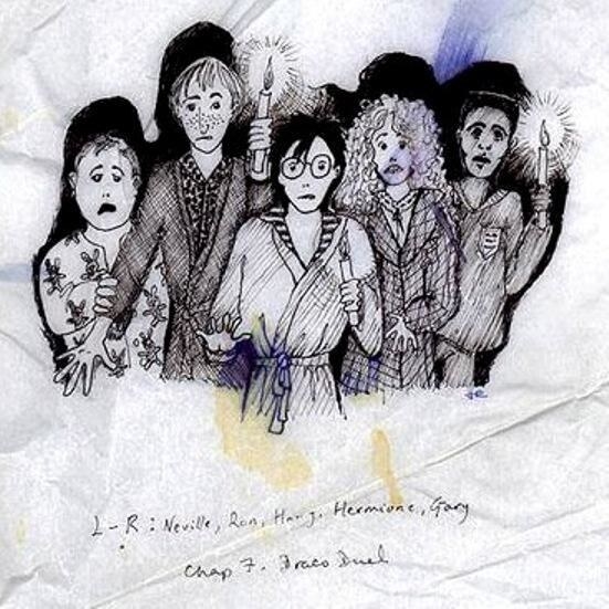 J.K. Rowling Also Draws, Shares Her Own Harry Potter Sketches