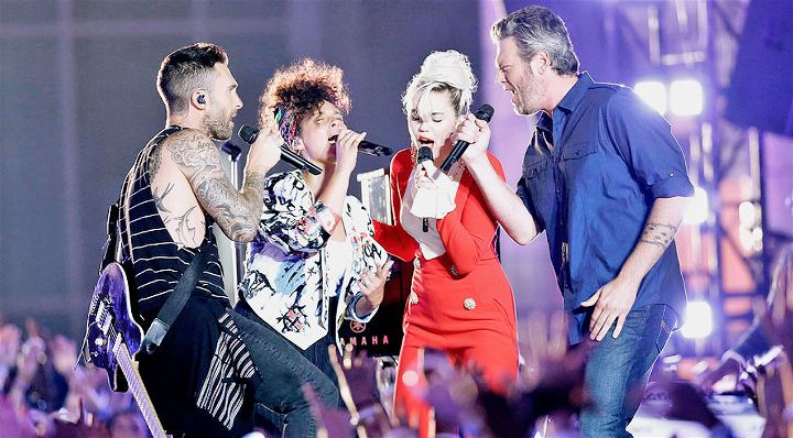 The Voice Coaches' Explosive Performance of Aerosmith's "Dream On"