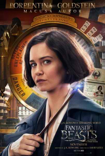 LOOK: The Posters of 'Fantastic Beasts and Where to Find Them' are Out!!! 10 fantastic-beasts-and-where-to-find-them-porpentina-goldstein