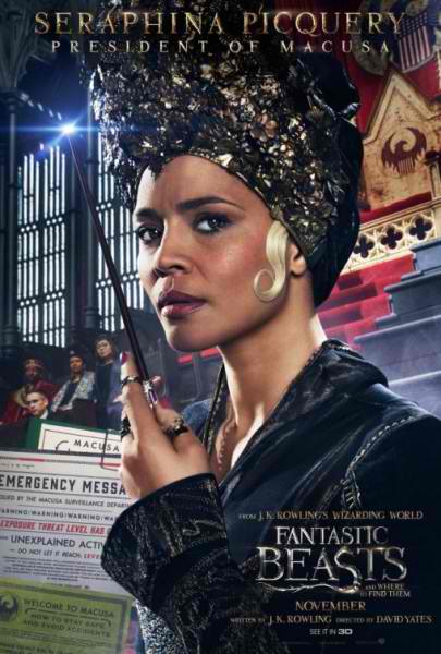 LOOK: The Posters of 'Fantastic Beasts and Where to Find Them' are Out!!! 3 fantastic-beasts-and-where-to-find-them-seraphina-picquery