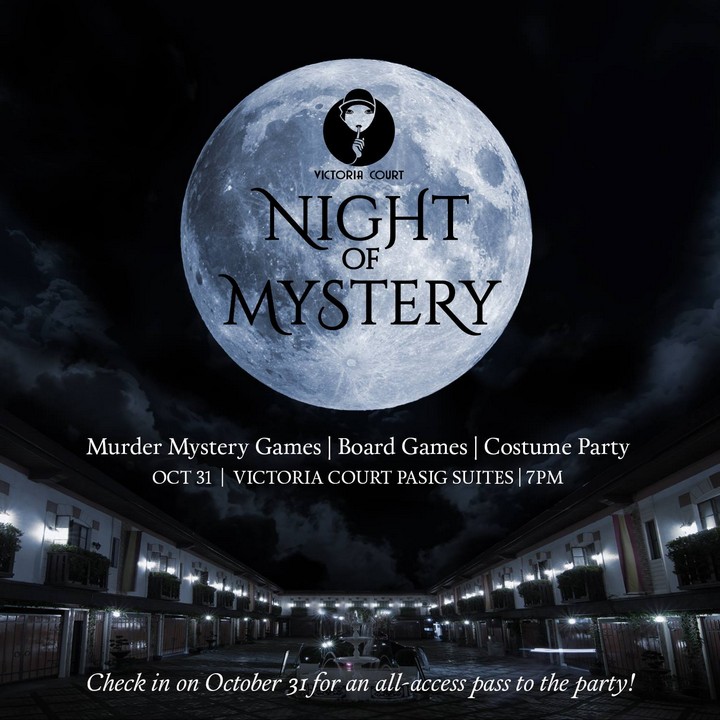 Spend a Night of Mystery, Games, and Costumes at Victoria Court this Halloween — FREE ADMISSION! 1 Victoria Court Pasig Halloween Party