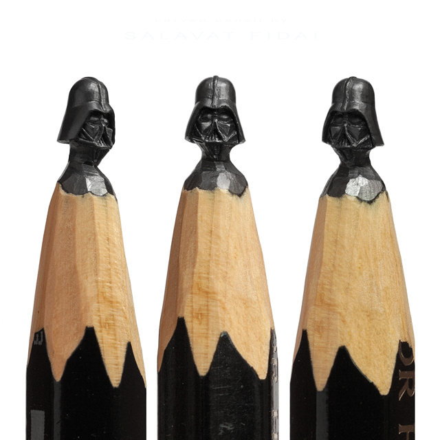 Artist Carves Microscopic Sculptures on Pencil Leads Salavat Fidai