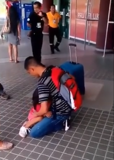 5 year old kid crying