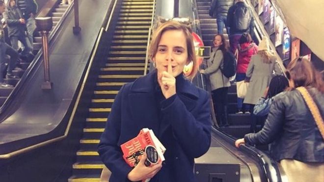 Emma Watson is Hiding Books with Handwritten Letters Inside for Fans to Find