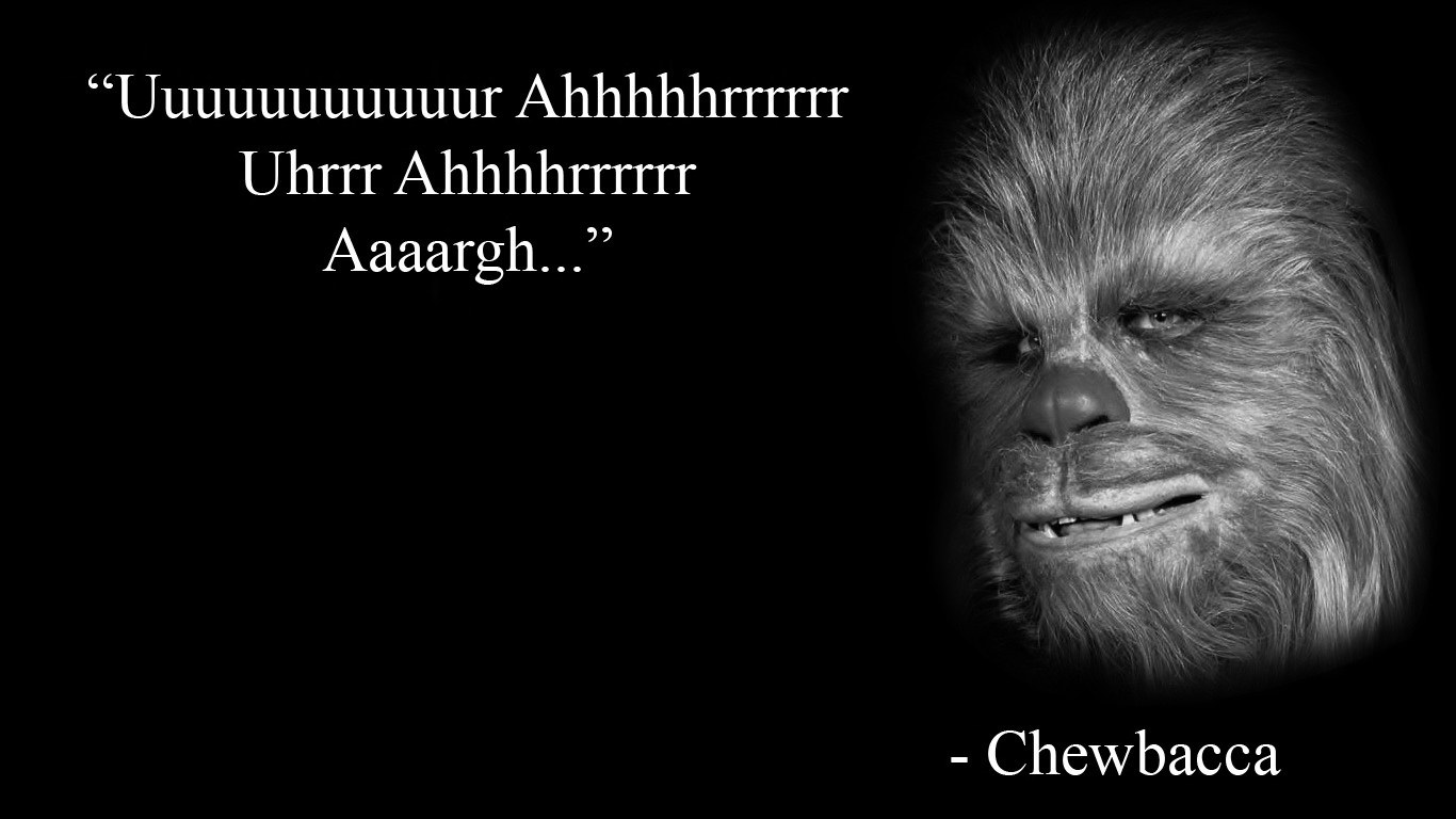 Chewbacca meme. 