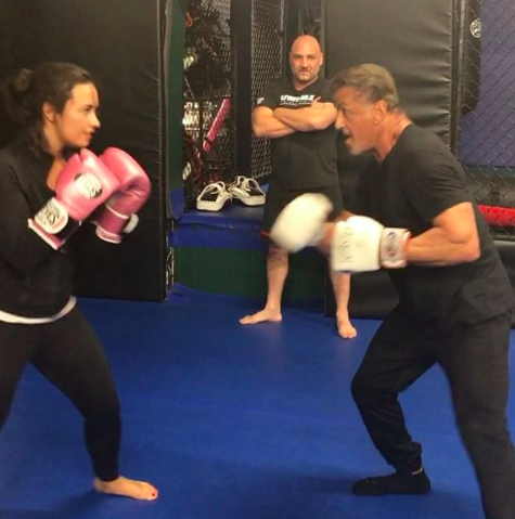 Demi Lovato Sylvester Stallone