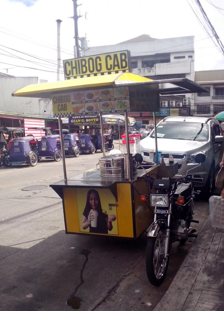 SPOTTED: Cool Chibog Cab in Quezon City! 2 Chibog Cab