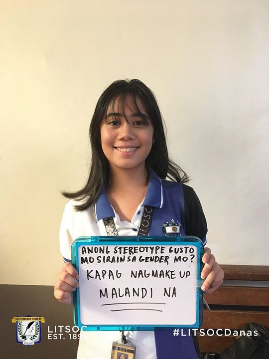 UST Students Answer: "Anong Stereotype Ang Gusto Mong Sirain sa Gender Mo?" 8 lit-soc-danas-8
