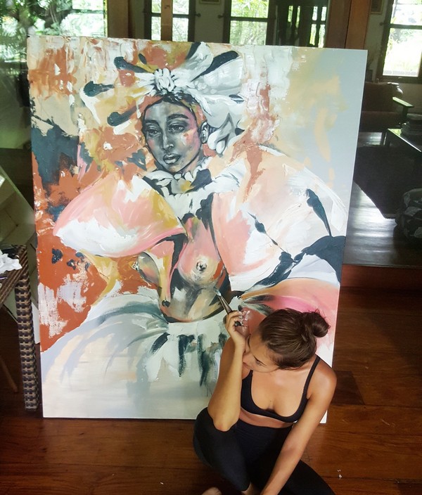 Solenn Heussaff and Top Local Artists Paint for Typhoon Victims
