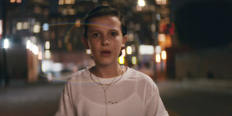 Stranger Things' Eleven Stars in Music Video millie bobby brown