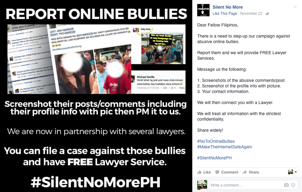 report-online-bullies