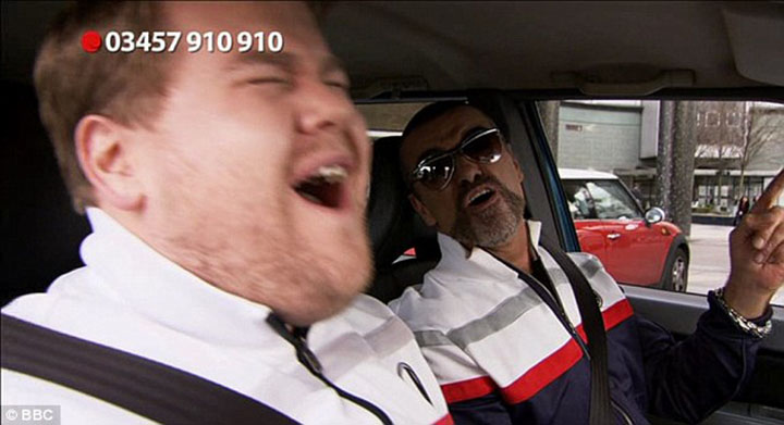 WATCH How George Michael Helped James Corden Start Carpool Karaoke