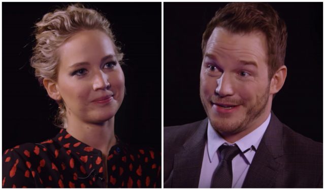 WATCH Jennifer Lawrence and Chris Pratt Roast Each Other and its Brutal