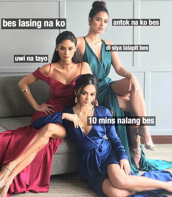 LOOK: PH Beauty Queens' Photo Shoot Becomes #SquadGoals Memes 1 kweens