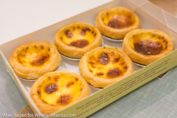 Portugese Egg Tarts at Lord Stow's Bakery