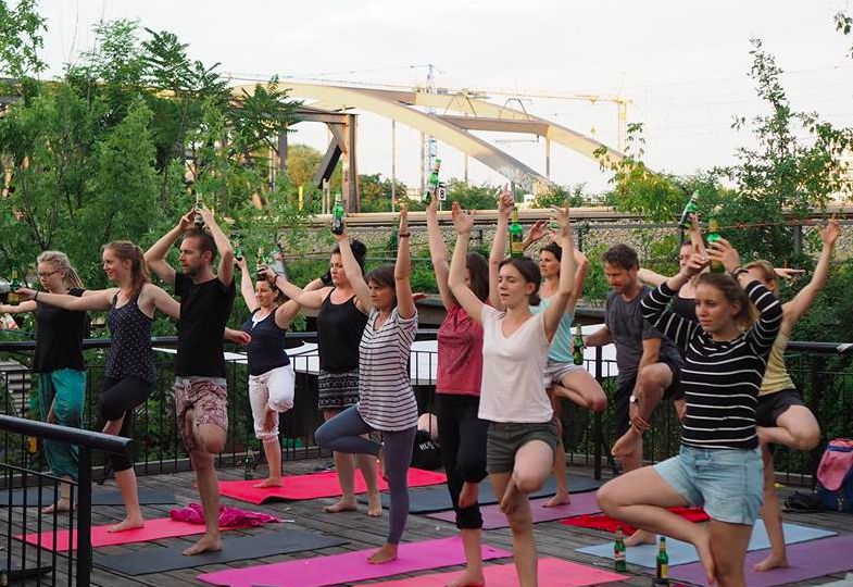 Beer Yoga