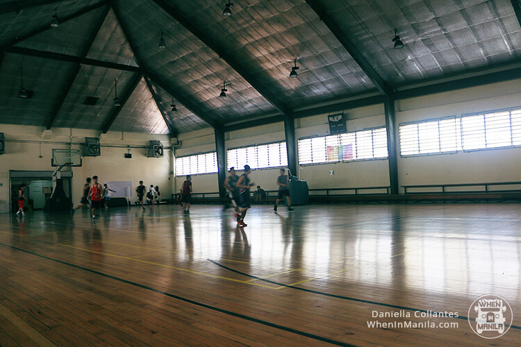 Beauty of Benilde Taft indoor basketball court
