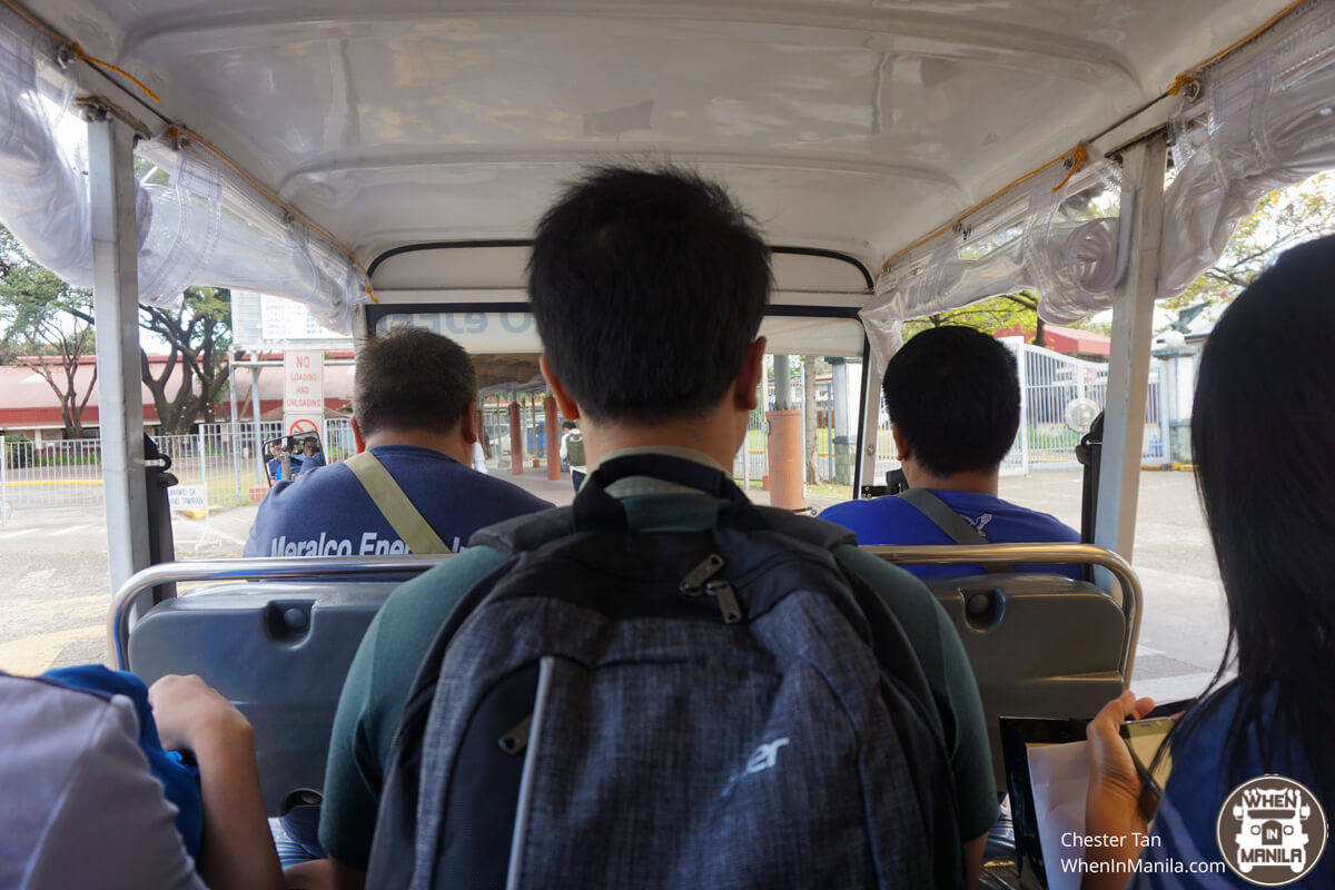 Inside the Ateneo E-Jeepney