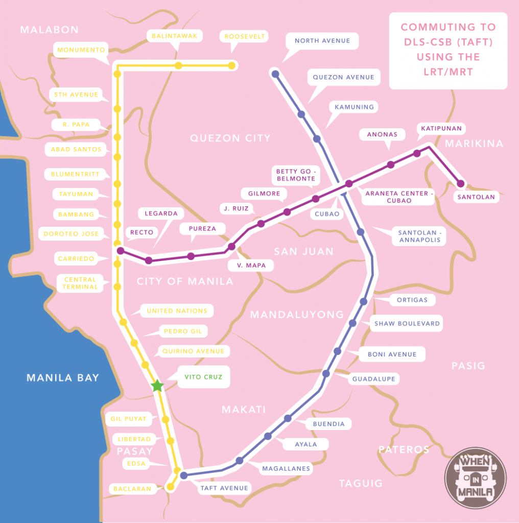 LRT/MRT MAP