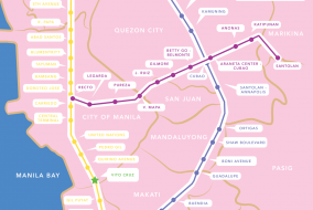 LRT/MRT MAP