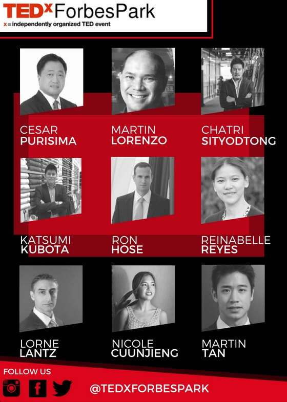 TEDxForbesPark Speakers