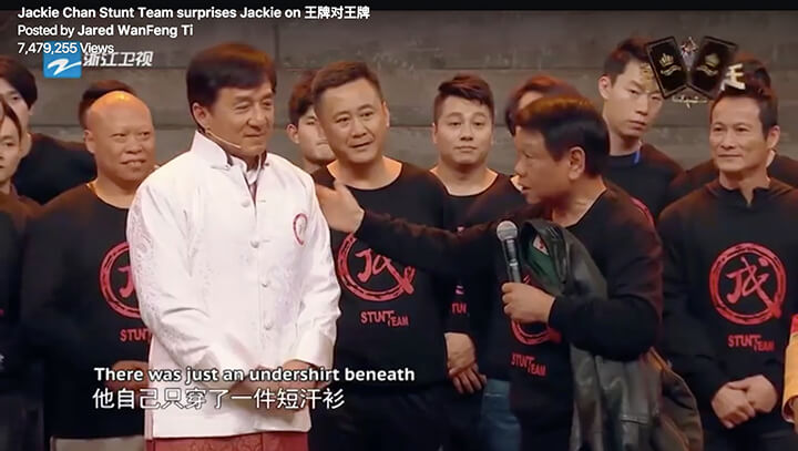 WATCH- Jackie Chan Meets Stunt Team After Not Seeing Them in Decades
