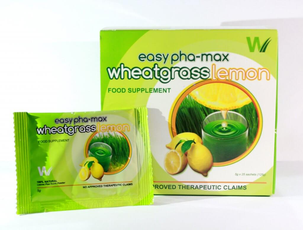 Wheatgrass Easy Phamax Lemon Flavor
