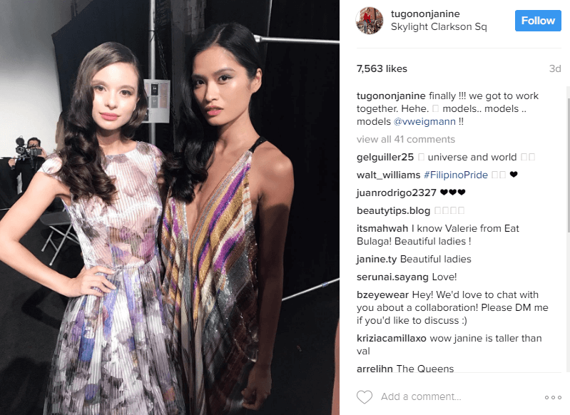 janine tugonon new york fashion week