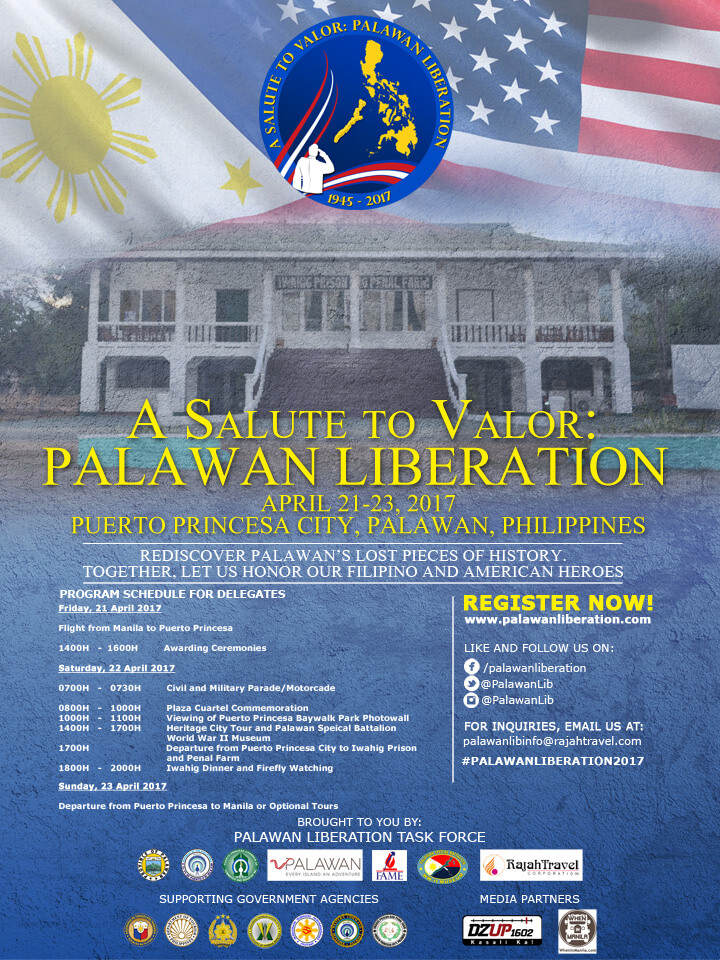 A Salute to Valor - Palawan Liberation - Poster - When in Manila