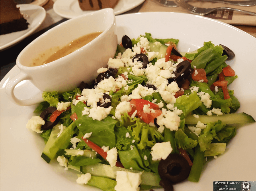 Coffee greek salad