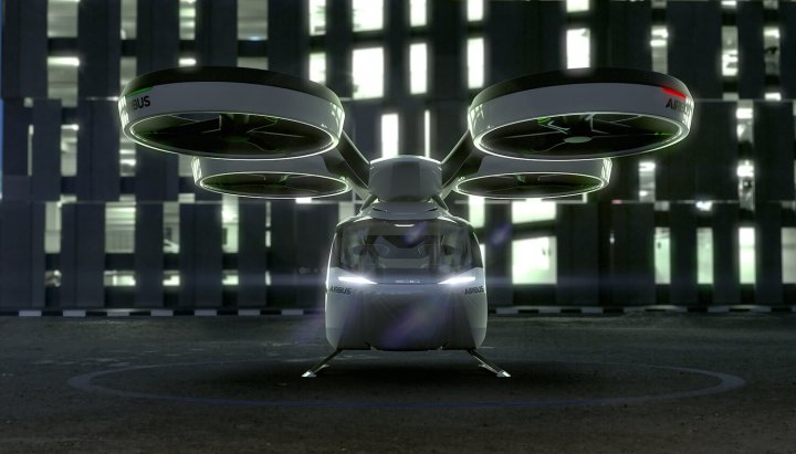 airbus futuristic car