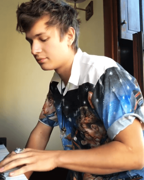 ansel elgort city of stars