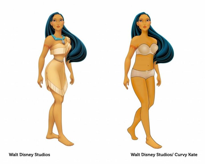 Pocahontas Curvy Disney Princess