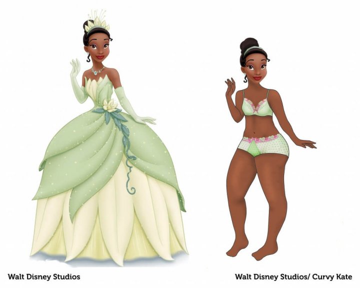 Tiana Disney Princess Before and After