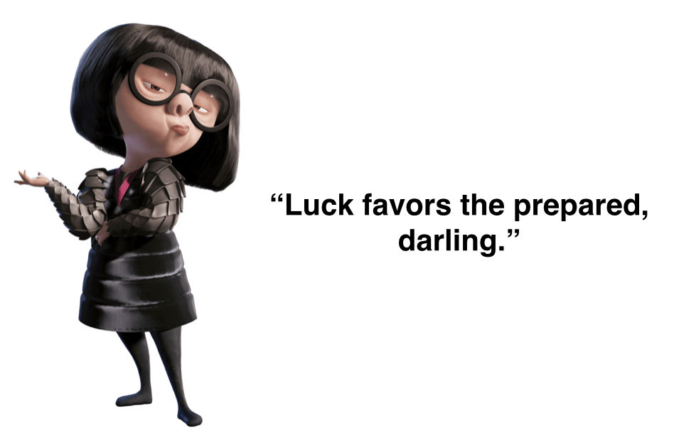 Edna Mode luck favors