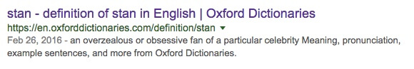Stan Oxford Dictionary