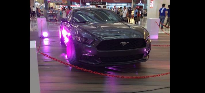 trending cars inside malls