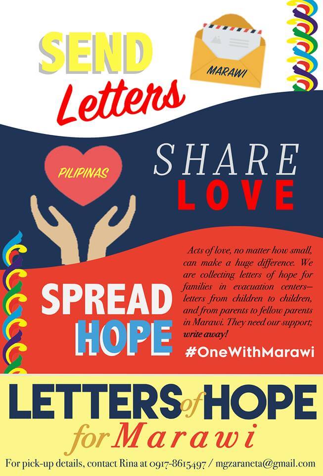 Letters of Hope to Marawi Families