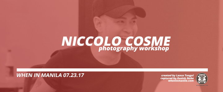 5 Tips for Success from Award-Winning Photographer Niccolo Cosme 1 Photography and graphics workshop niccolo cosme