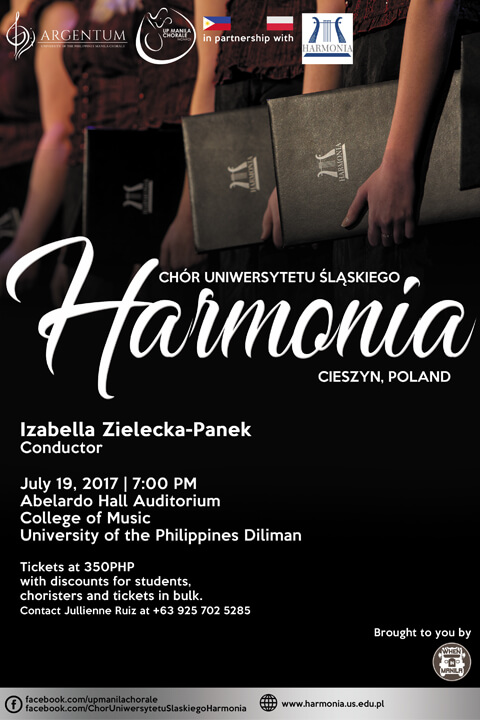 Multi-Awarded Polish Chamber Choir To Perform In Manila 1 Poster for WIM